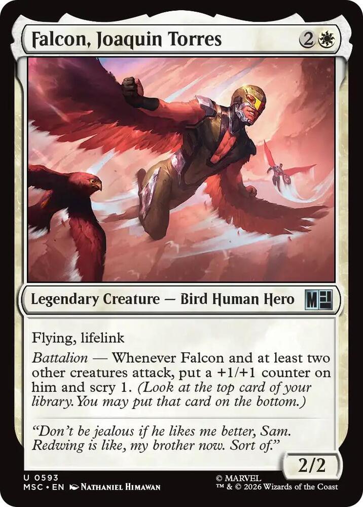 Falcon, Joaquin Torres (593) [Marvel Super Heroes Commander]