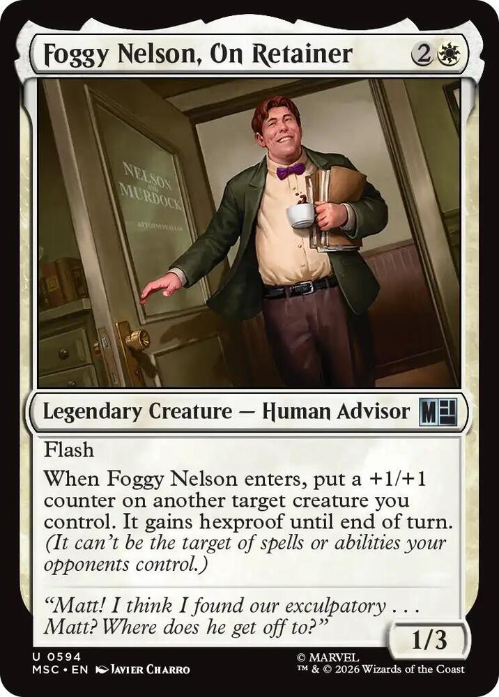 Foggy Nelson, On Retainer (594) [Marvel Super Heroes Commander]