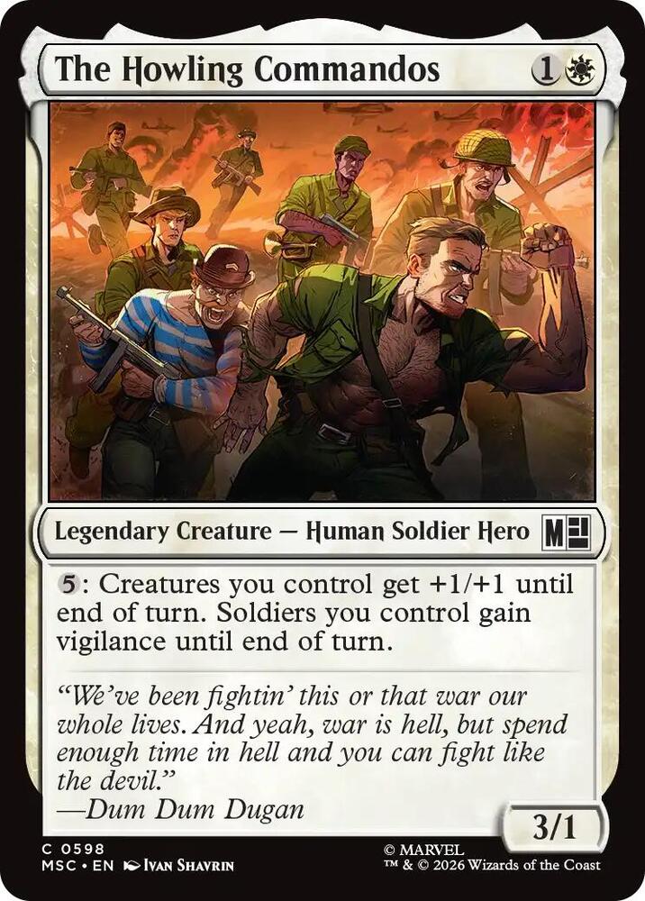 The Howling Commandos (598) [Marvel Super Heroes Commander]