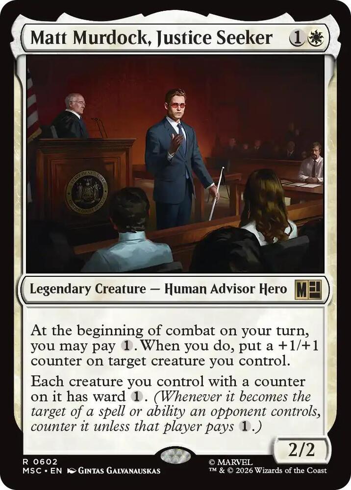 Matt Murdock, Justice Seeker (602) [Marvel Super Heroes Commander]