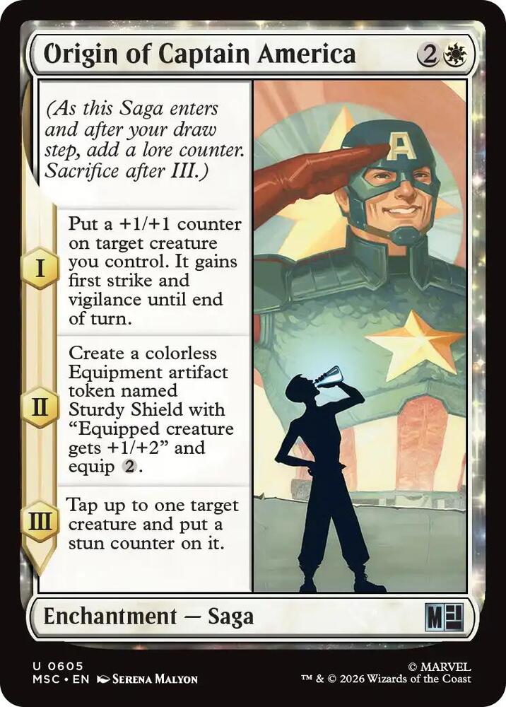 Origin of Captain America (605) [Marvel Super Heroes Commander]