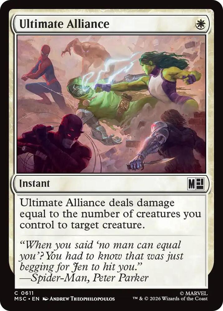 Ultimate Alliance (611) [Marvel Super Heroes Commander]