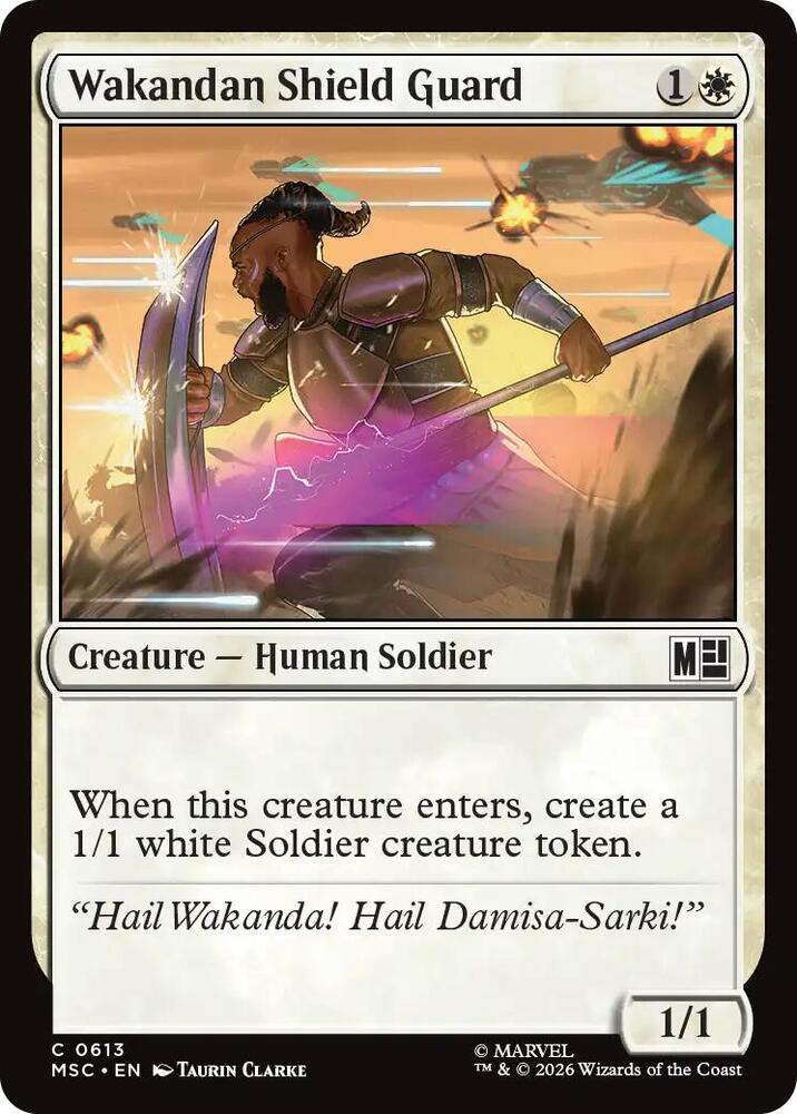 Wakandan Shield Guard (613) [Marvel Super Heroes Commander]