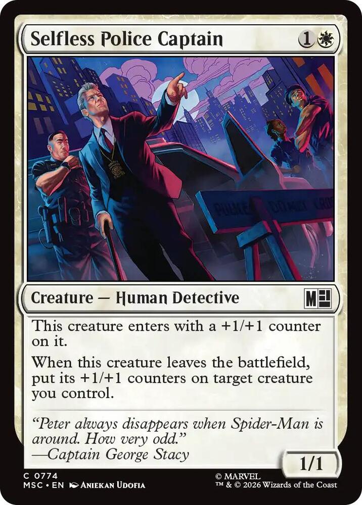 Selfless Police Captain (774) [Marvel Super Heroes Commander]