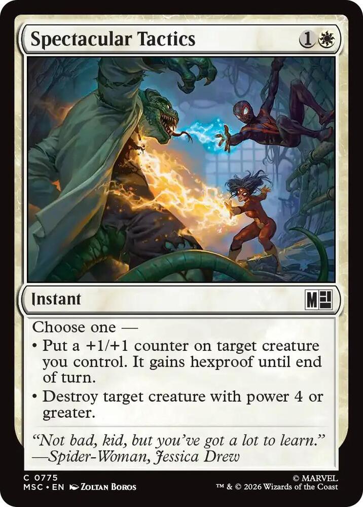Spectacular Tactics (775) [Marvel Super Heroes Commander]