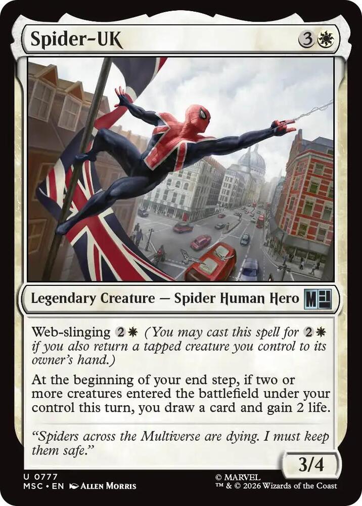 Spider-UK (777) [Marvel Super Heroes Commander]