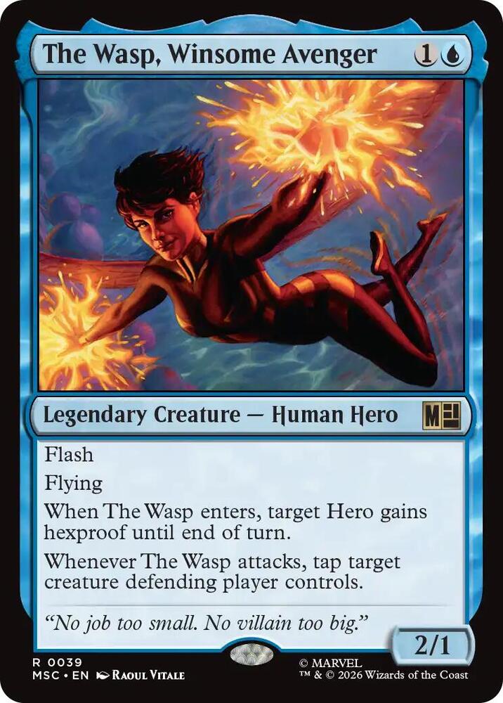 The Wasp, Winsome Avenger (39) [Marvel Super Heroes Commander]