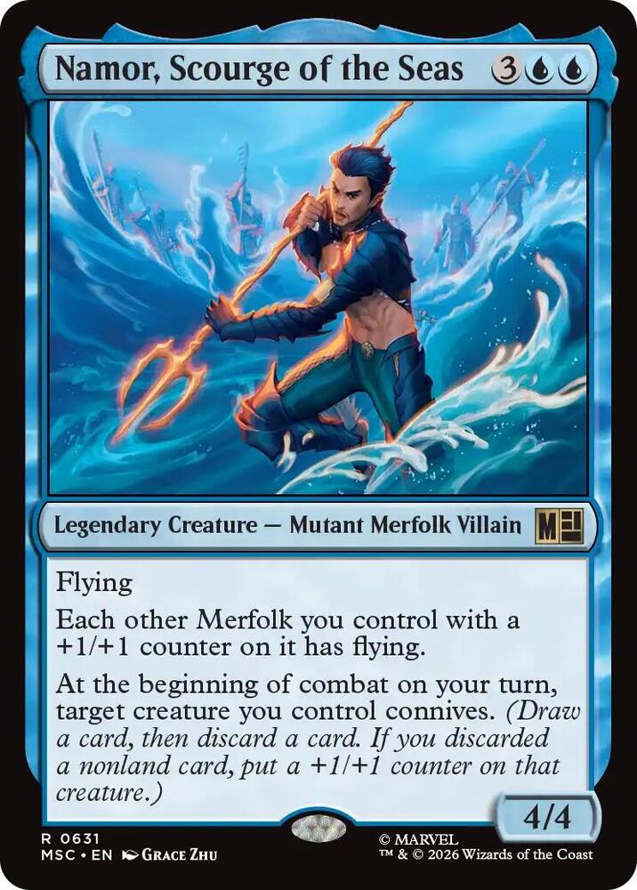 Namor, Scourge of the Seas (631) [Marvel Super Heroes Commander]