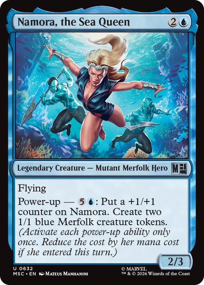 Namora, the Sea Queen (632) [Marvel Super Heroes Commander]