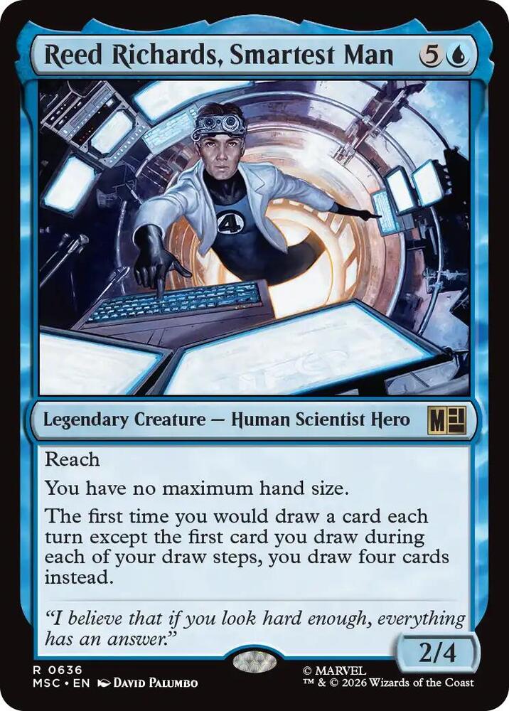 Reed Richards, Smartest Man (636) [Marvel Super Heroes Commander]