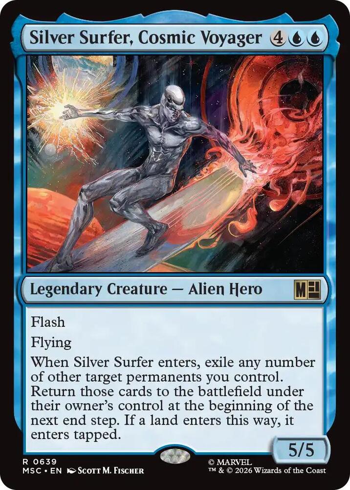 Silver Surfer, Cosmic Voyager (639) [Marvel Super Heroes Commander]