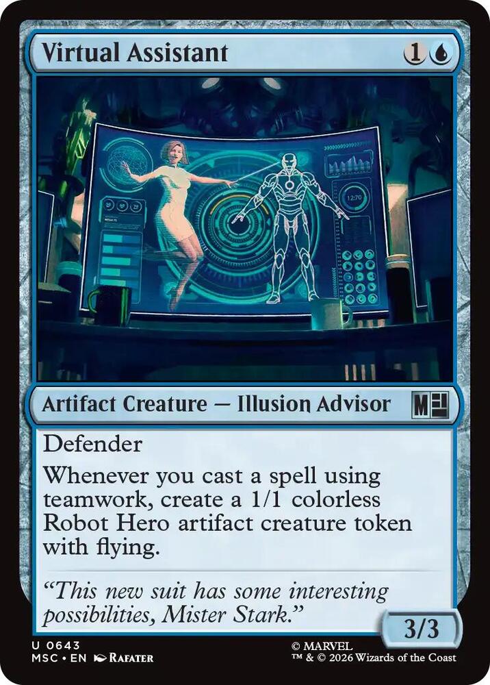 Virtual Assistant (643) [Marvel Super Heroes Commander]