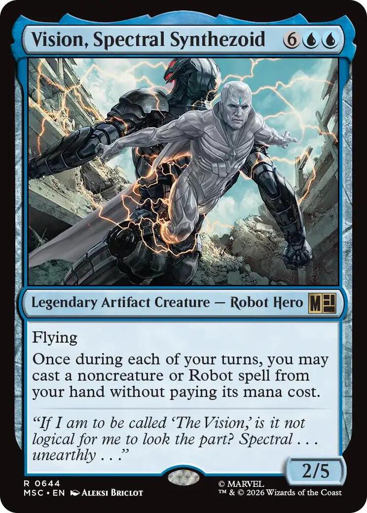 Vision, Spectral Synthezoid (644) [Marvel Super Heroes Commander]
