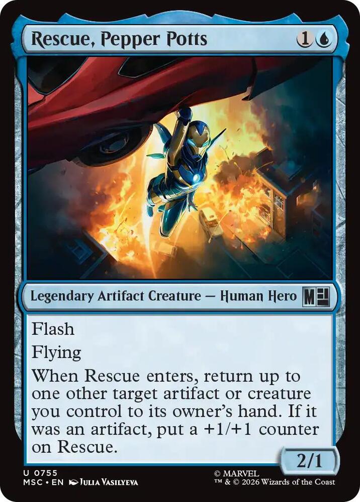 Rescue, Pepper Potts (755) [Marvel Super Heroes Commander]