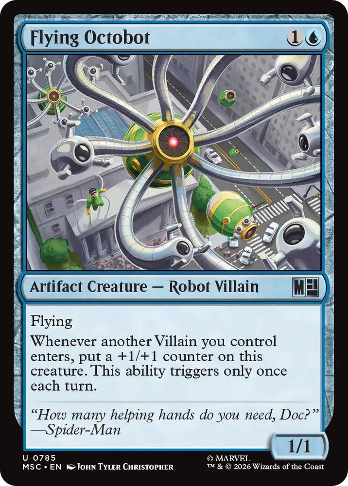 Flying Octobot (785) [Marvel Super Heroes Commander]