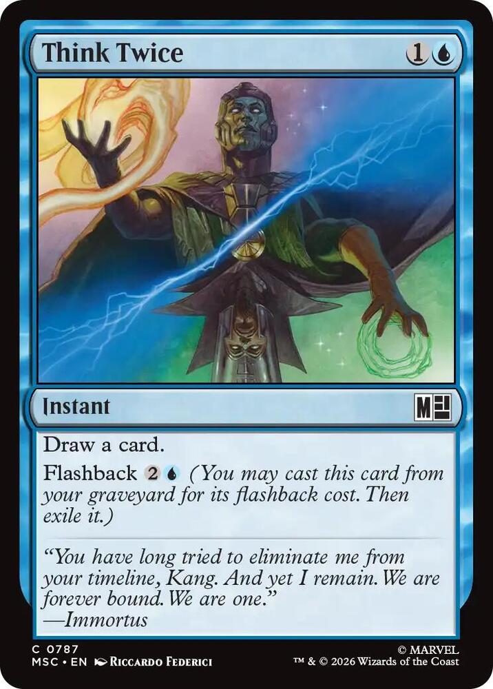 Think Twice (787) [Marvel Super Heroes Commander]