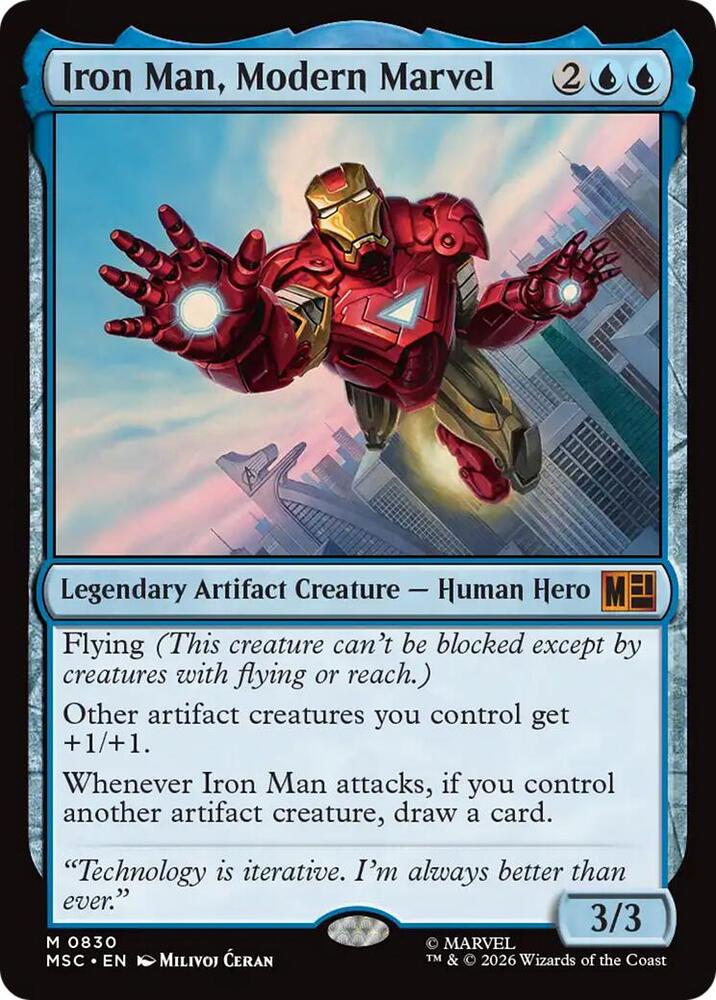 Iron Man, Modern Marvel (830) [Marvel Super Heroes Commander]