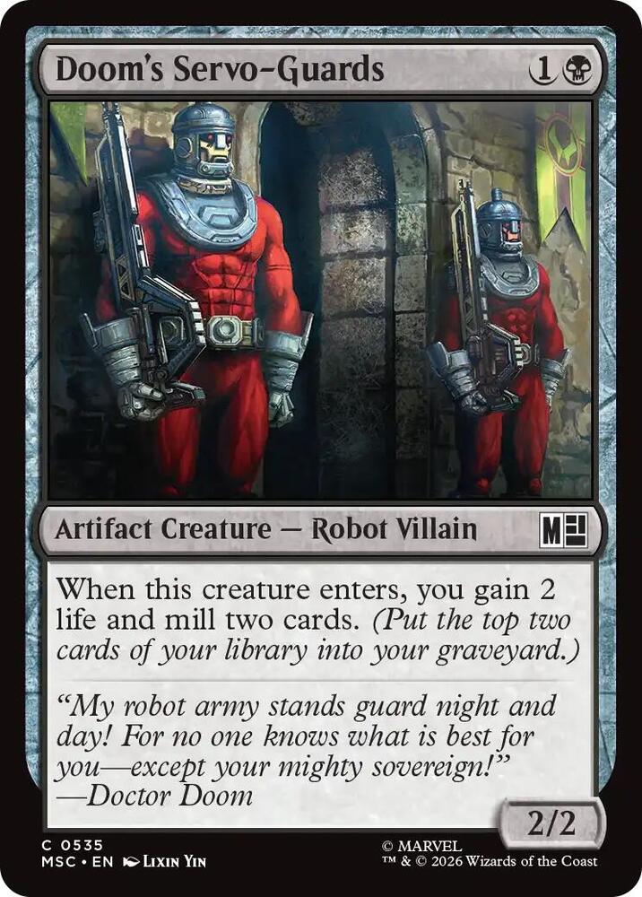 Doom's Servo-Guards (535) [Marvel Super Heroes Commander]