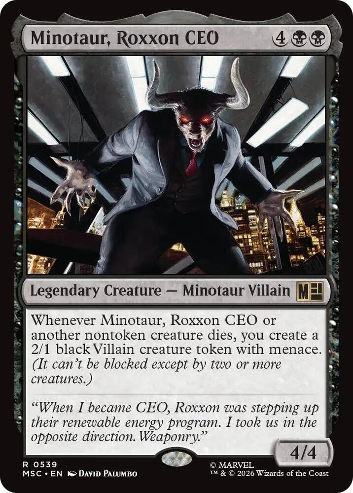Minotaur, Roxxon CEO (539) [Marvel Super Heroes Commander]