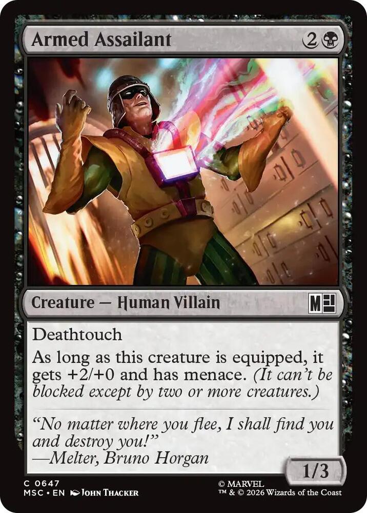 Armed Assailant (647) [Marvel Super Heroes Commander]