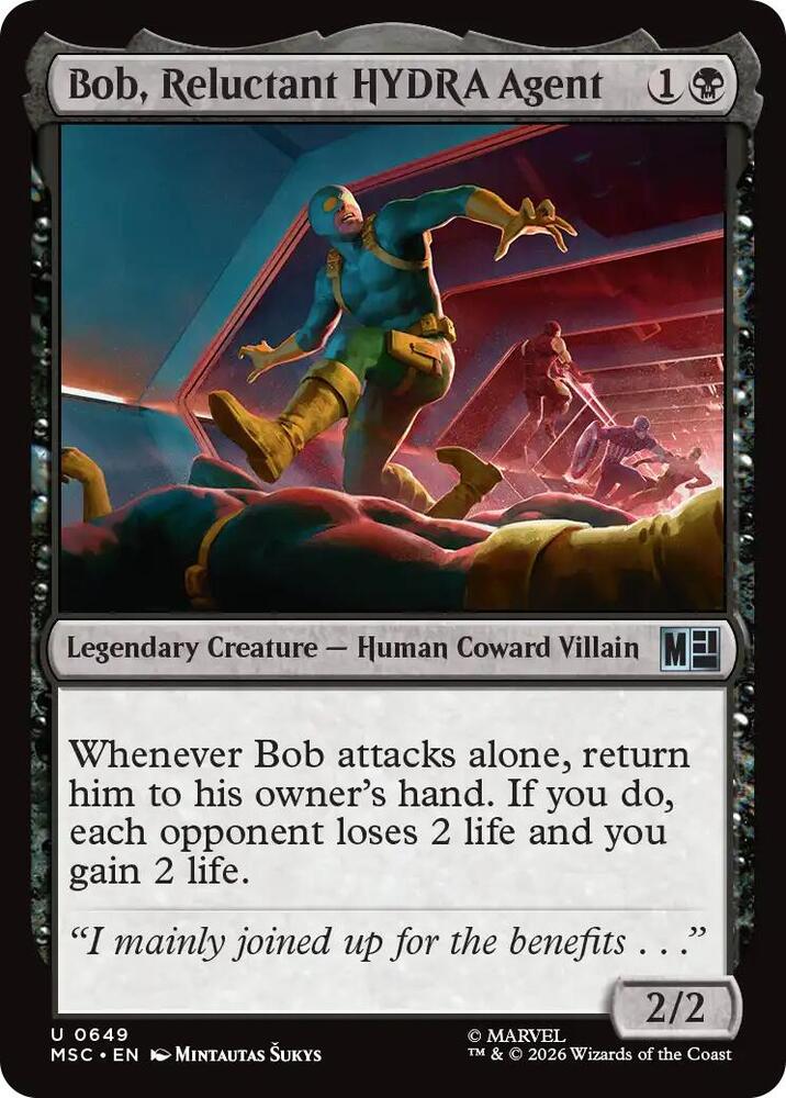 Bob, Reluctant HYDRA Agent (649) [Marvel Super Heroes Commander]