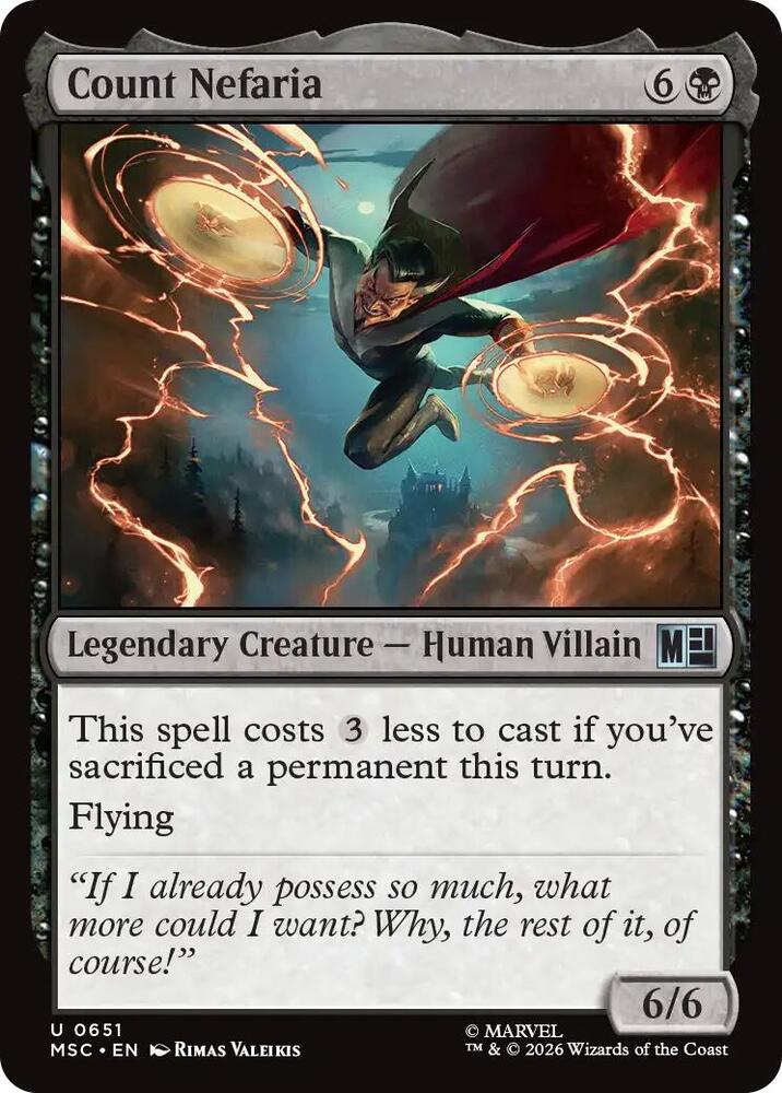 Count Nefaria (651) [Marvel Super Heroes Commander]