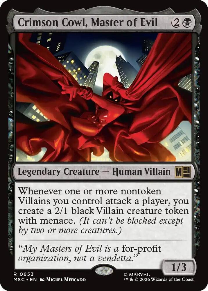 Crimson Cowl, Master of Evil (653) [Marvel Super Heroes Commander]