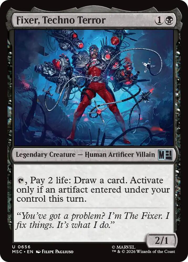 Fixer, Techno Terror (656) [Marvel Super Heroes Commander]