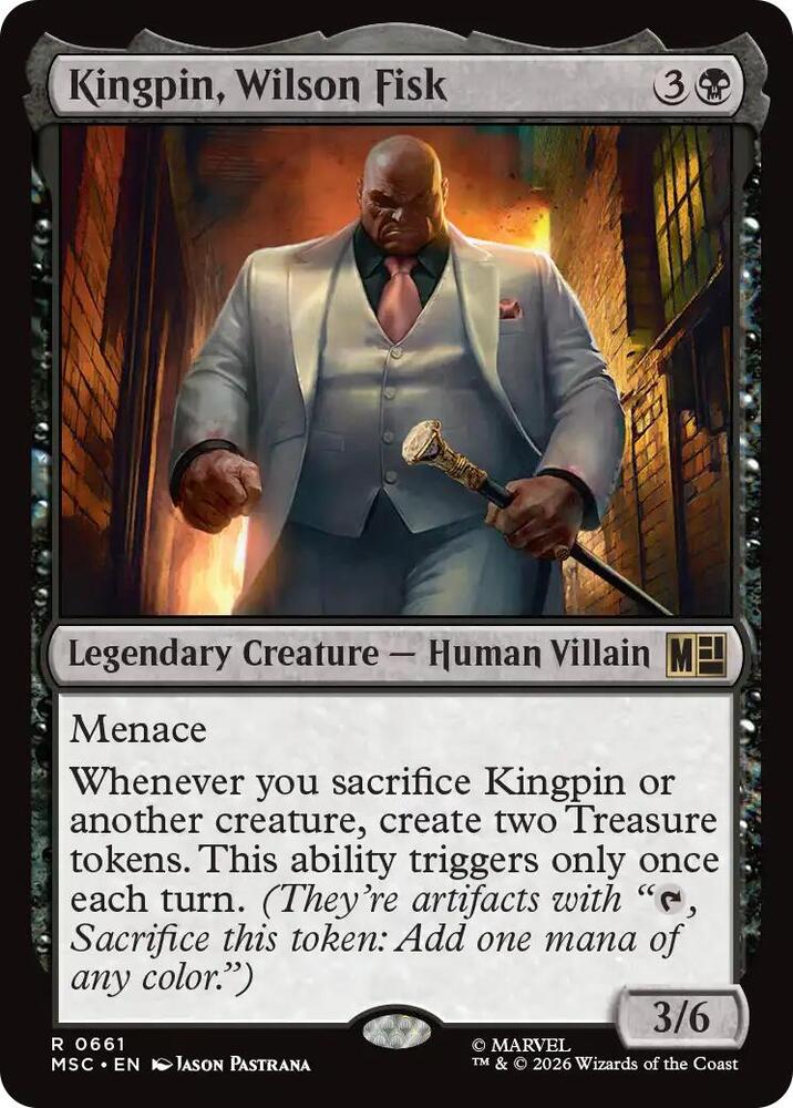 Kingpin, Wilson Fisk (661) [Marvel Super Heroes Commander]