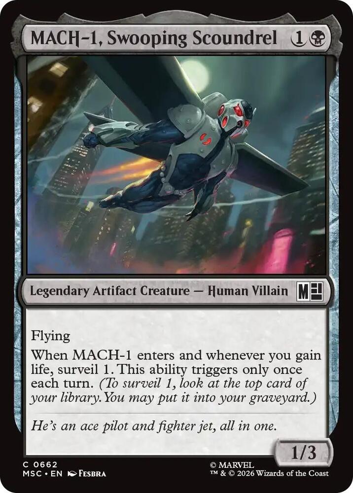 MACH-1, Swooping Scoundrel (662) [Marvel Super Heroes Commander]
