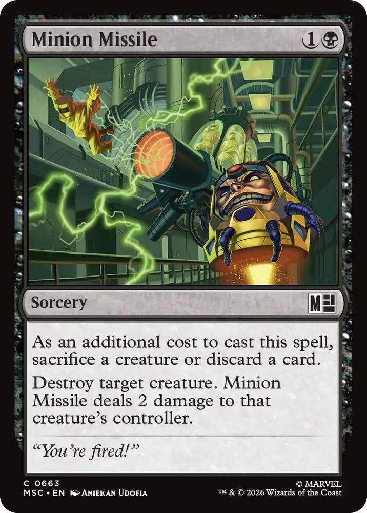 Minion Missile (663) [Marvel Super Heroes Commander]