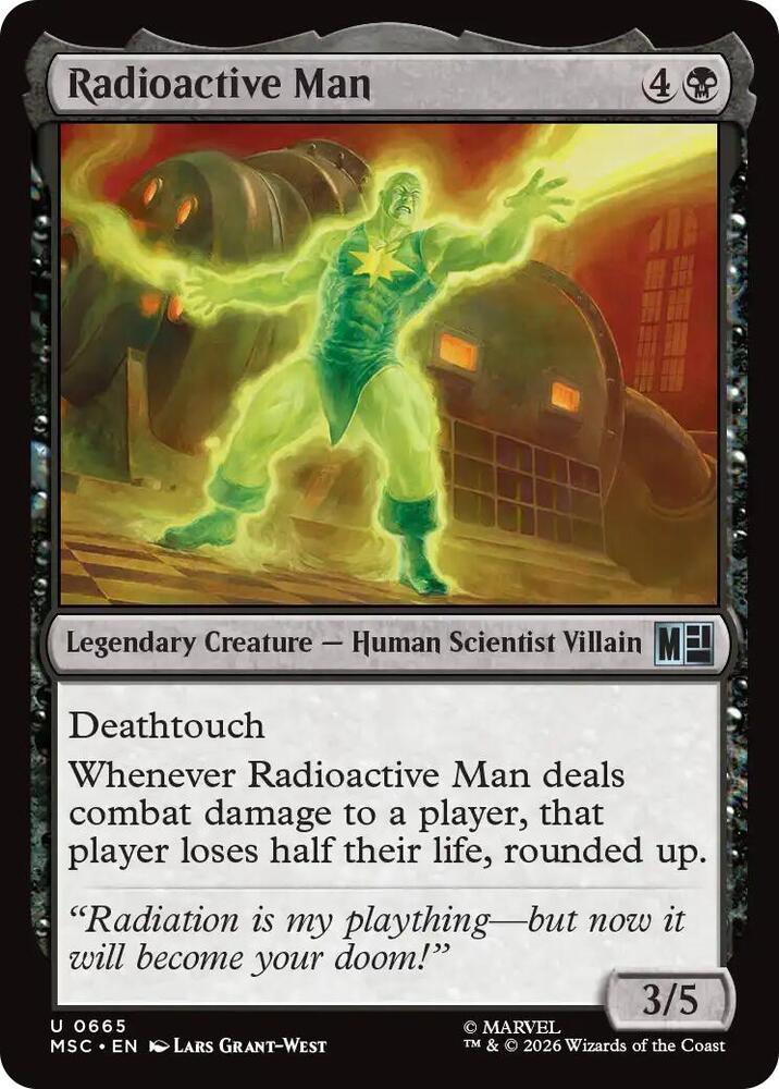 Radioactive Man (665) [Marvel Super Heroes Commander]