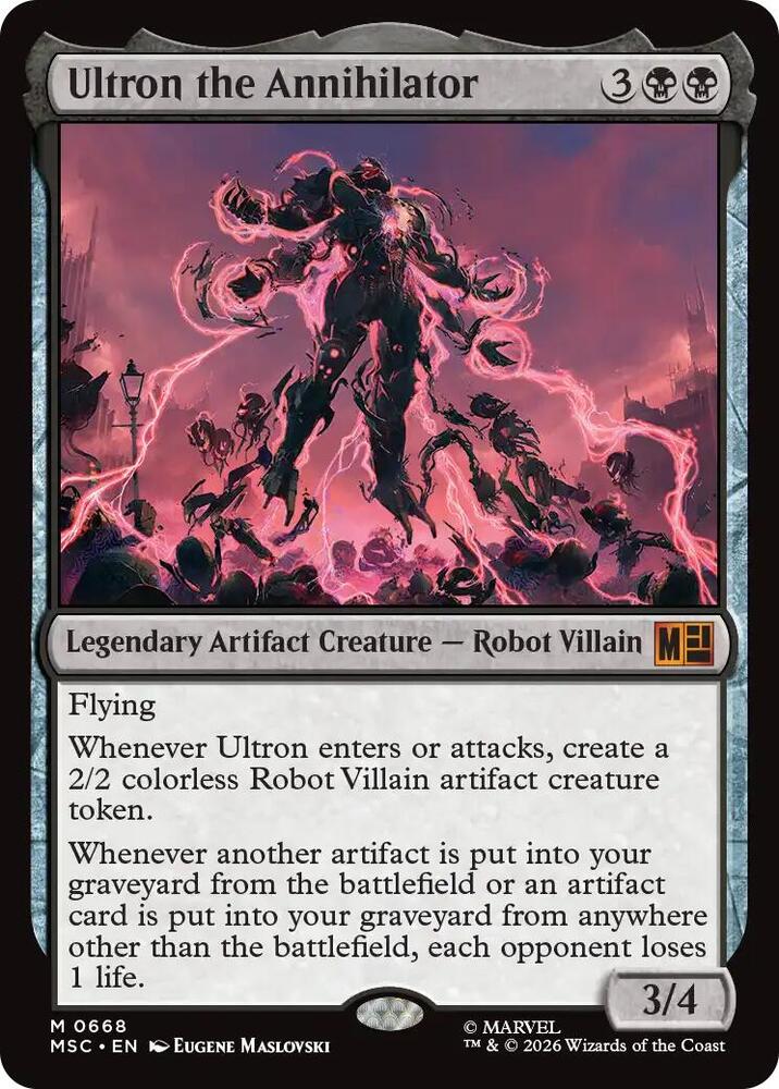 Ultron the Annihilator (668) [Marvel Super Heroes Commander]