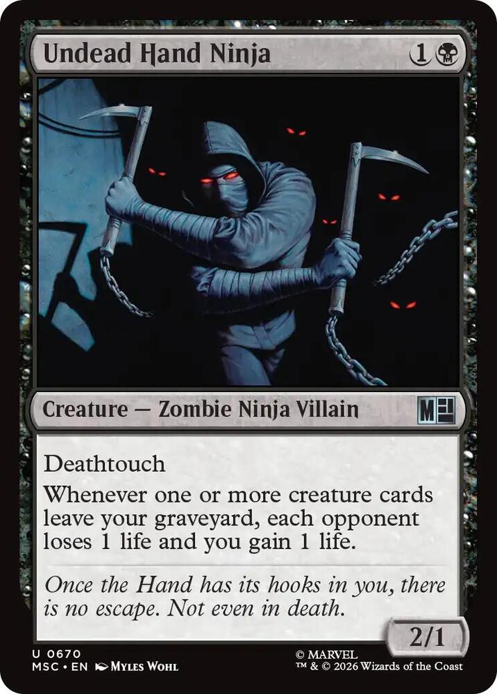 Undead Hand Ninja (670) [Marvel Super Heroes Commander]