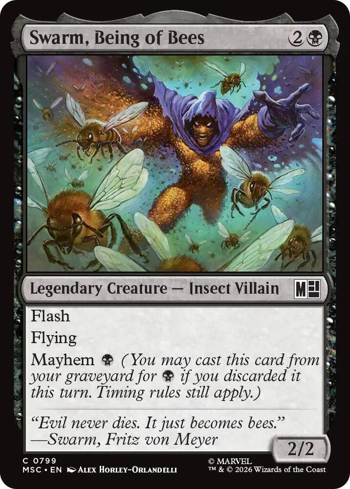 Swarm, Being of Bees (799) [Marvel Super Heroes Commander]