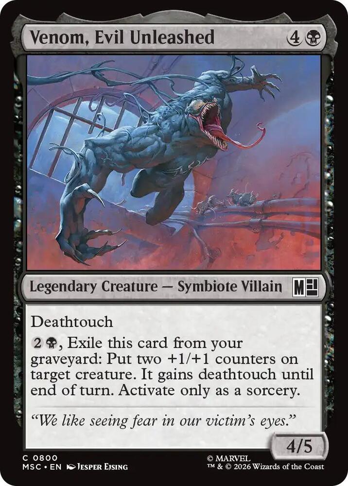 Venom, Evil Unleashed (800) [Marvel Super Heroes Commander]