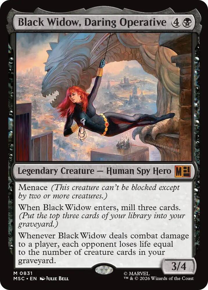 Black Widow, Daring Operative (831) [Marvel Super Heroes Commander]