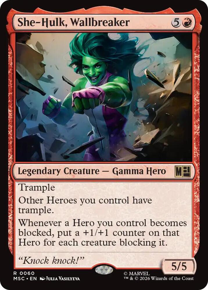 She-Hulk, Wallbreaker (60) [Marvel Super Heroes Commander]
