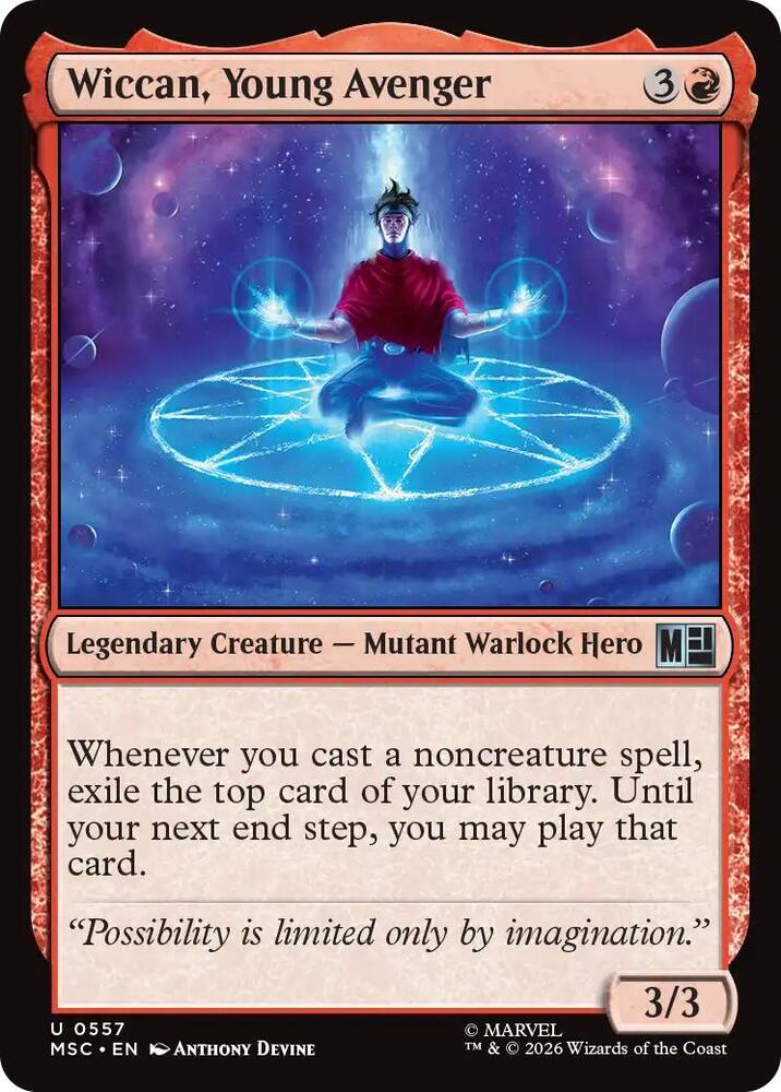 Wiccan, Young Avenger (557) [Marvel Super Heroes Commander]