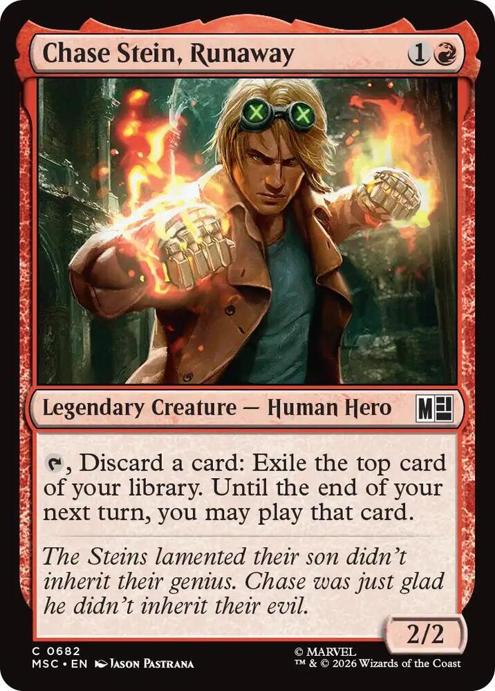 Chase Stein, Runaway (682) [Marvel Super Heroes Commander]