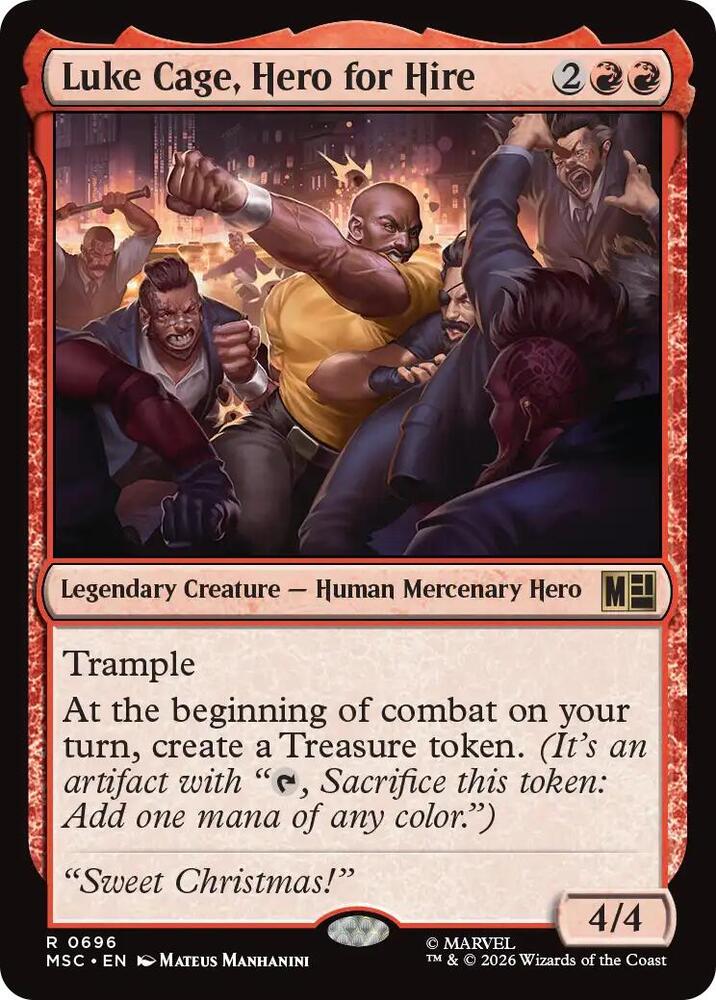 Luke Cage, Hero for Hire (696) [Marvel Super Heroes Commander]