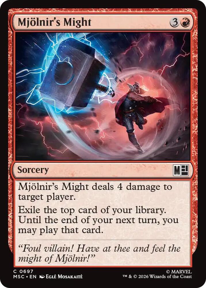 Mjollnir's Might (697) [Marvel Super Heroes Commander]