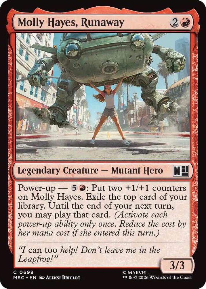 Molly Hayes, Runaway (698) [Marvel Super Heroes Commander]