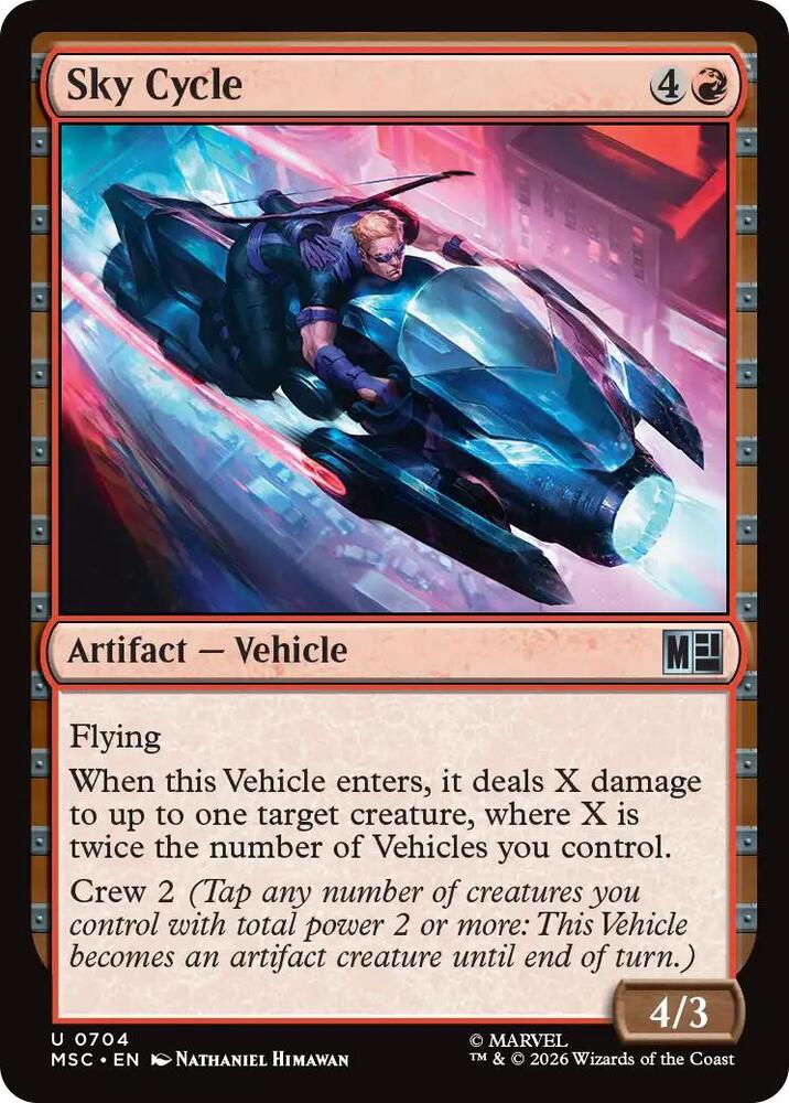 Sky Cycle (704) [Marvel Super Heroes Commander]