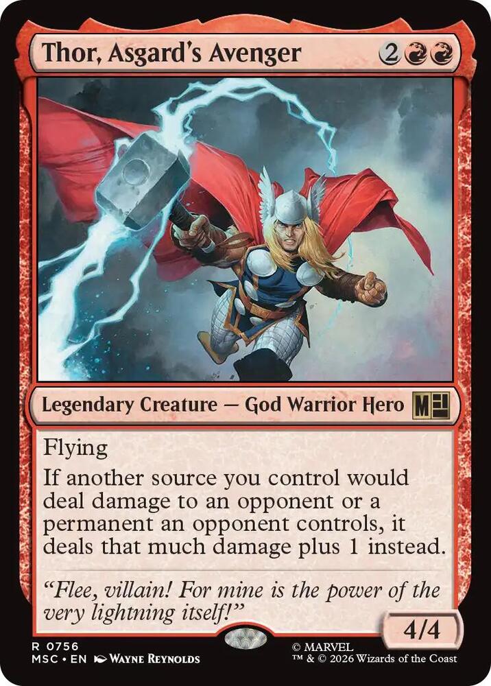 Thor, Asgard's Avenger (756) [Marvel Super Heroes Commander]