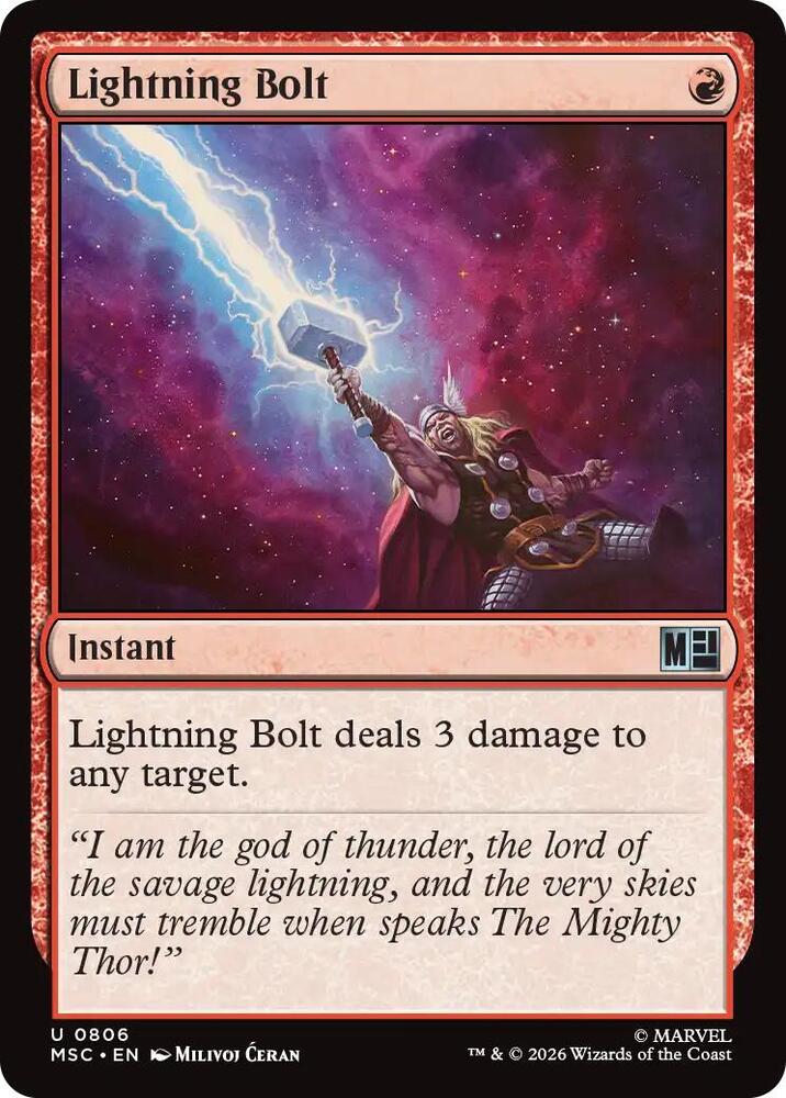 Lightning Bolt (806) [Marvel Super Heroes Commander]