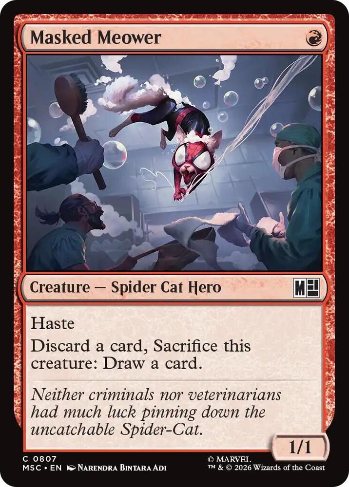 Masked Meower (807) [Marvel Super Heroes Commander]