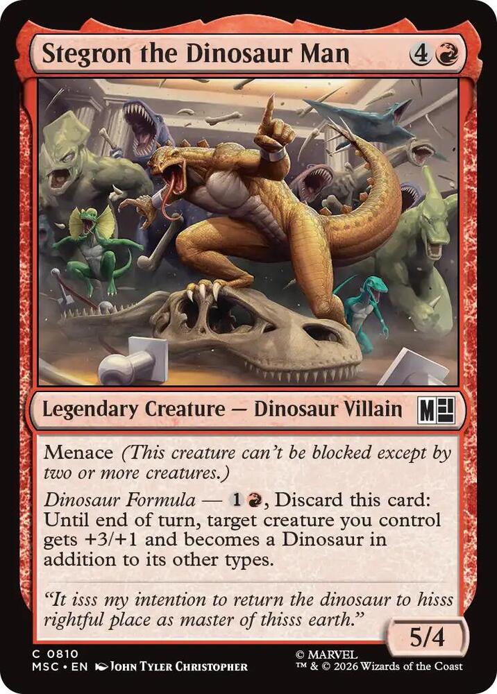 Stegron the Dinosaur Man (810) [Marvel Super Heroes Commander]