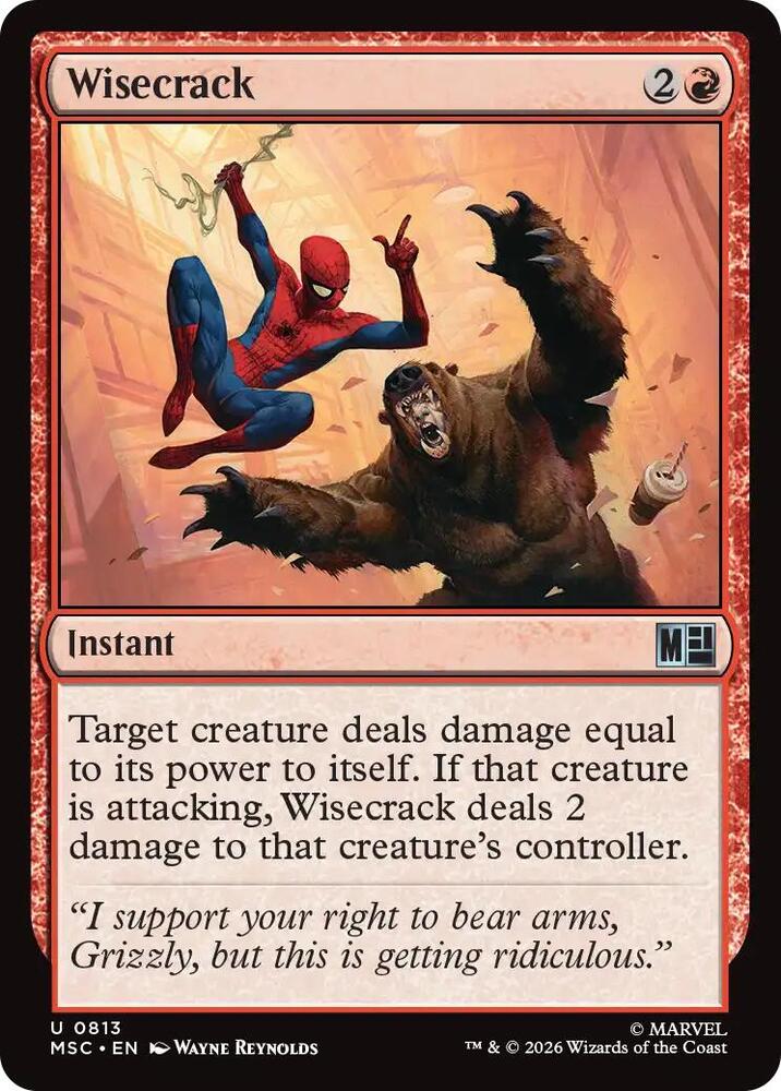 Wisecrack (813) [Marvel Super Heroes Commander]