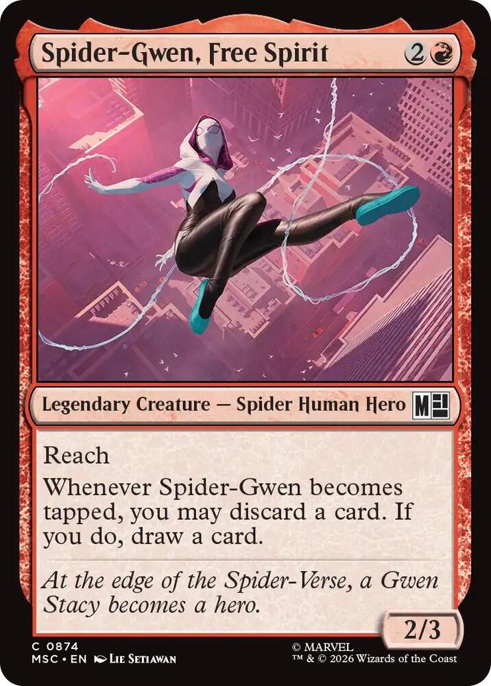 Spider-Gwen, Free Spirit (874) [Marvel Super Heroes Commander]